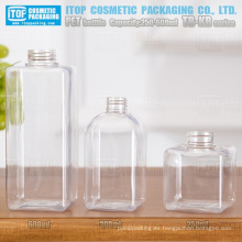Serie TB-KB 250ml 300ml y 600ml especial recomendado multi uso vendedor caliente buena calidad soplado botella de plástico pet cuadrado
